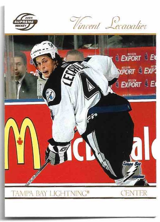 VINCENT LECAVALIER 03-04 Pacific Supreme