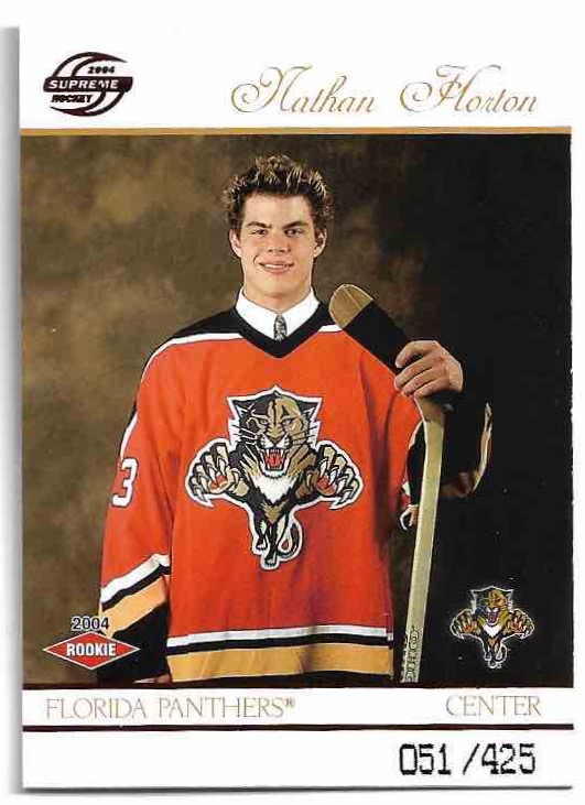 Rookie Red NATHAN HORTON 03-04 Pacific Supreme /425