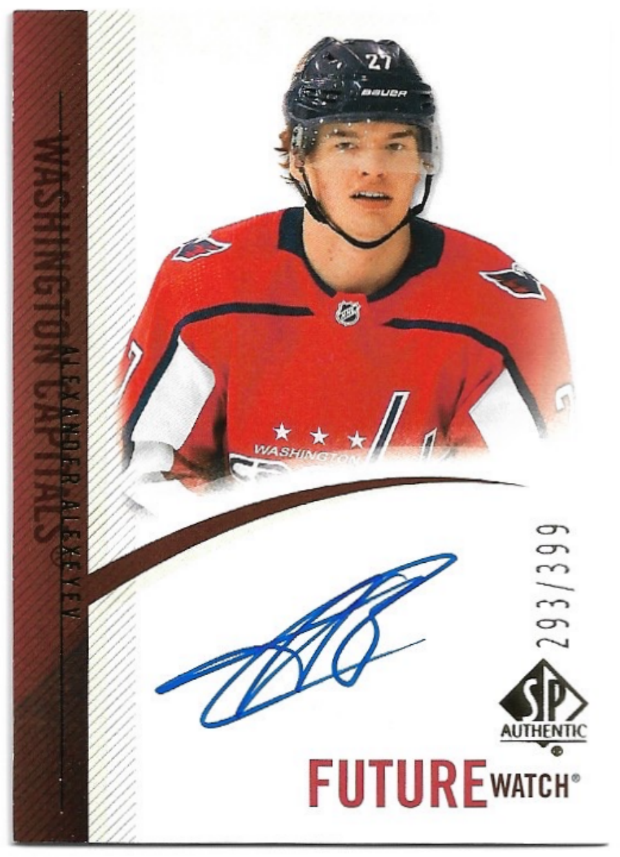 Auto Rookie Retro Future Watch ALEXANDER ALEXEYEV 20-21 UD SP Authentic /399