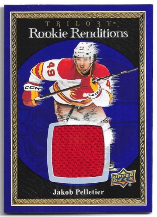 Jersey Rookie Rendition Blue JAKOB PELLETIER 23-24 UD Trilogy