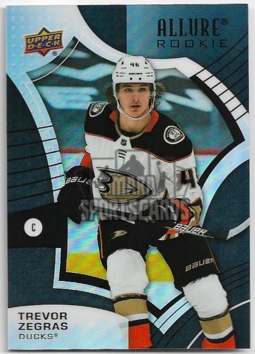 Rookie Black Rainbow TREVOR ZEGRAS 21-22 UD Allure