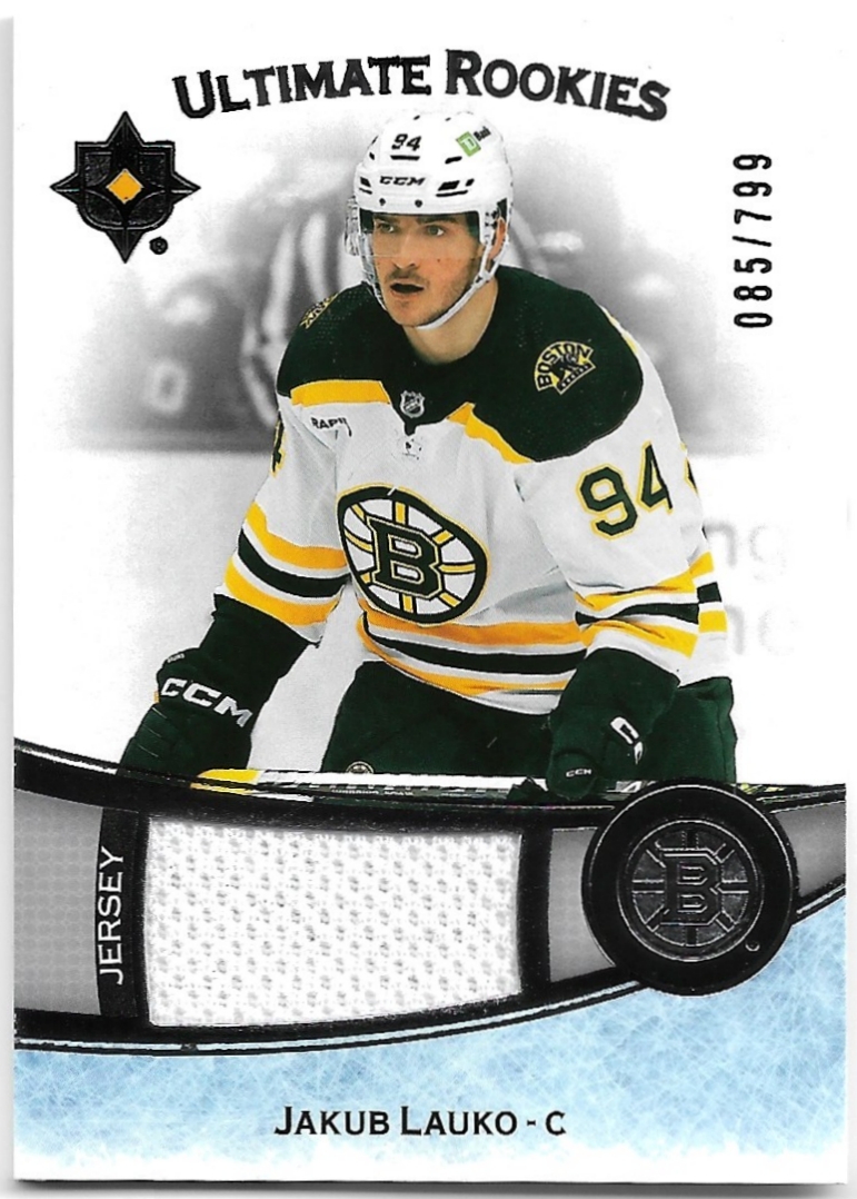 Jersey Ultimate Rookie JAKUB LAUKO 22-23 UD Ultimate Collection /799