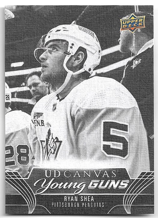 Rookie Young Guns Canvas Black RYAN SHEA 23-24 UD Extended Series
