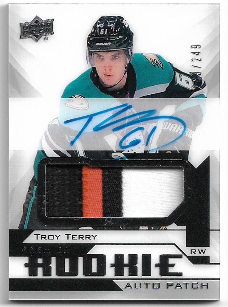 Auto Patch Rookie Premier TROY TERRY 18-19 UD Premier /249