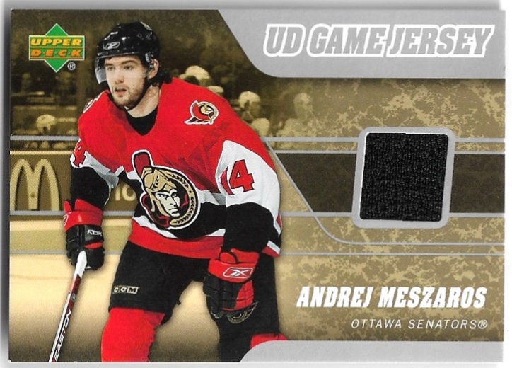 UD Game Jersey ANDREJ MESZÁROŠ 06-07 UD Series 1