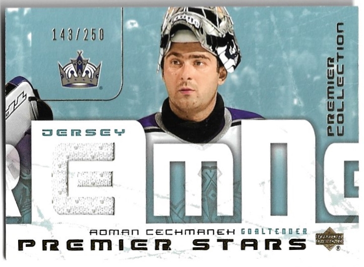 Jersey Premier Stars ROMAN ČECHMÁNEK 03-04 UD Premier Collection /250