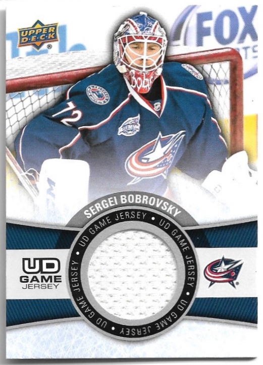 UD Game Jersey SERGEI BOBROVSKY 15-16 UD Series 1