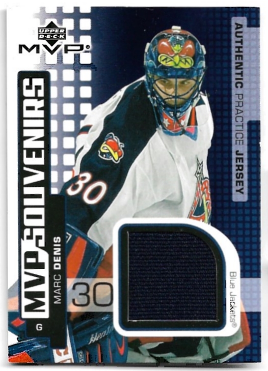 Jersey Souvenirs MARC DENIS 02-03 UD MVP (lehce horší hrany)