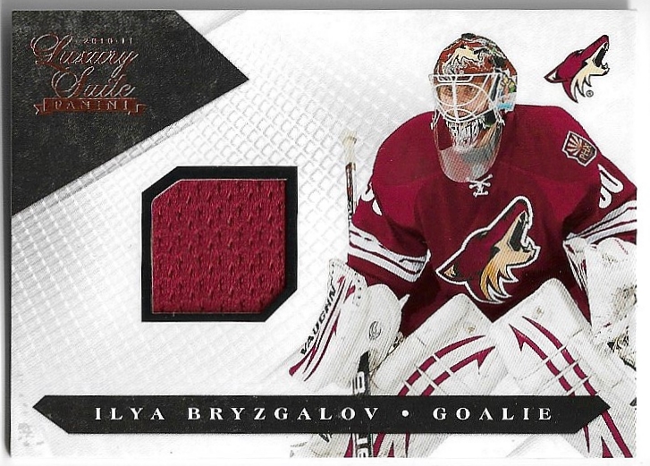 Jersey ILYA BRYZGALOV 10-11 Panini Luxury Suite /599