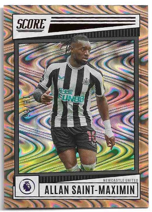 Bronze Swirl ALLAN SAINT-MAXIMIN 22-23 Panini Score Premier League /55