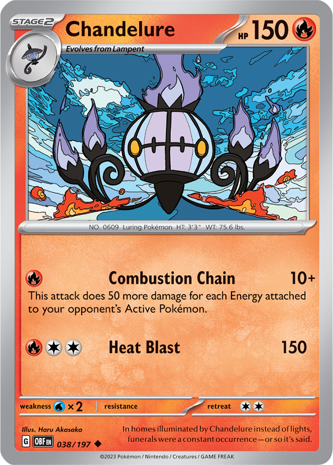 Reverse Holo - CHANDELURE