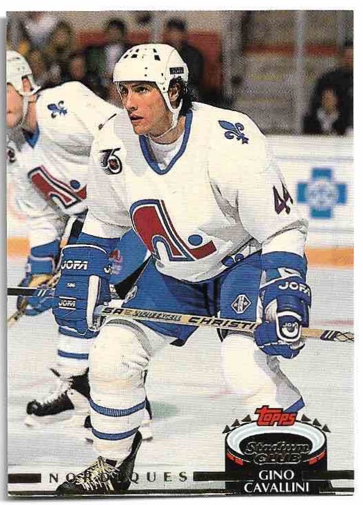 GINO CAVALLINI 92-93 Topps Stadium Club