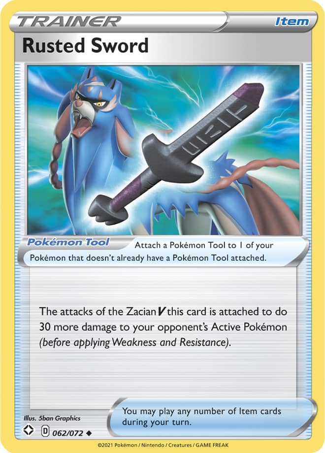 Reverse Holo - Trainer - RUSTED SWORD