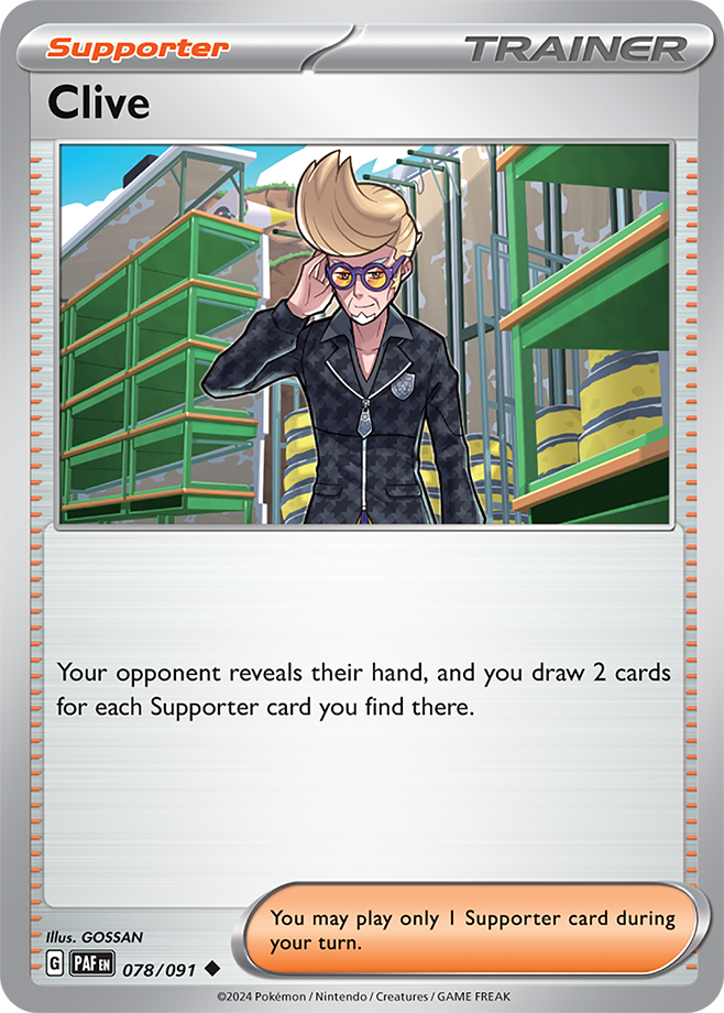 Reverse Holo - Supporter -  CLIVE