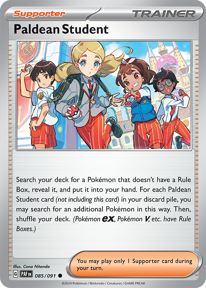 Reverse Holo - Supporter - PALDEAN STUDENT
