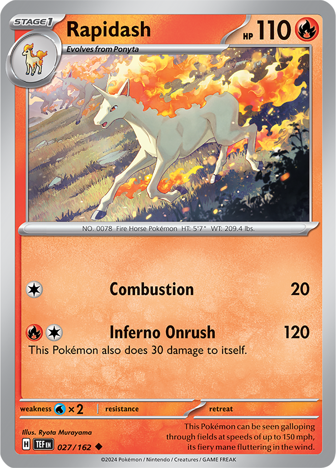 Reverse Holo - RAPIDASH