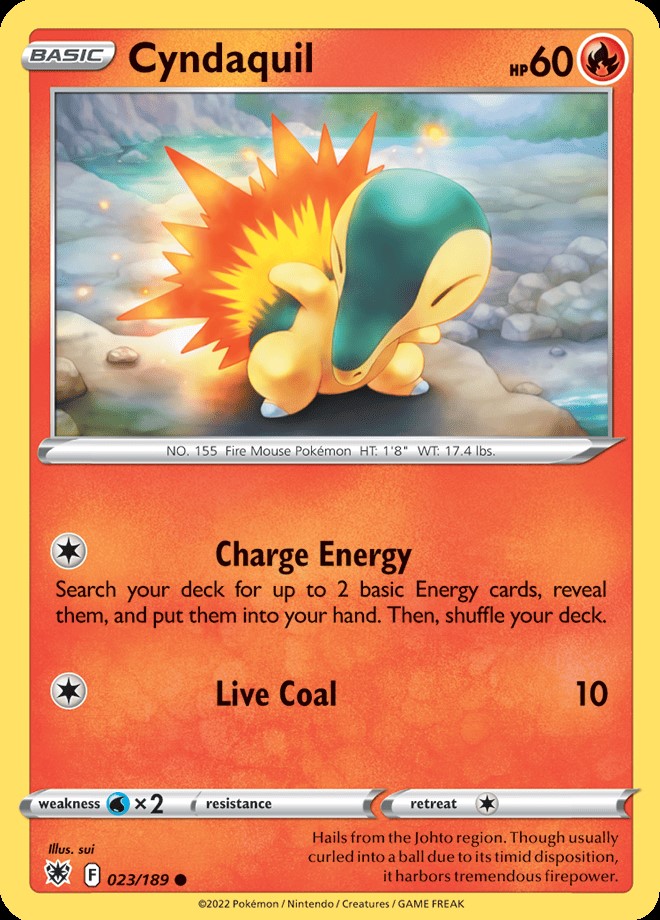 Reverse Holo - CYNDAQUIL