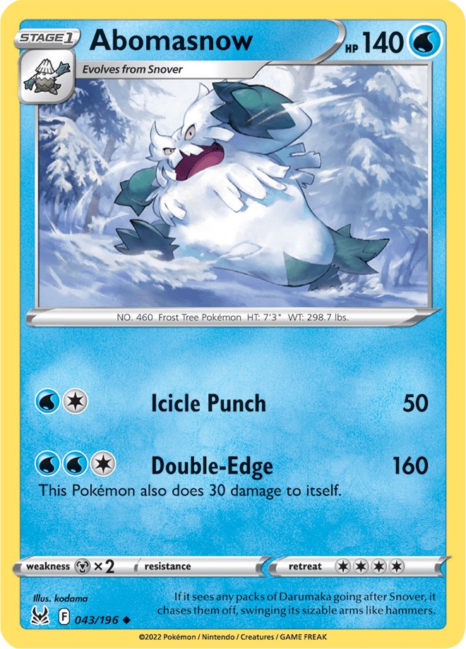 Reverse Holo - ABOMASNOW