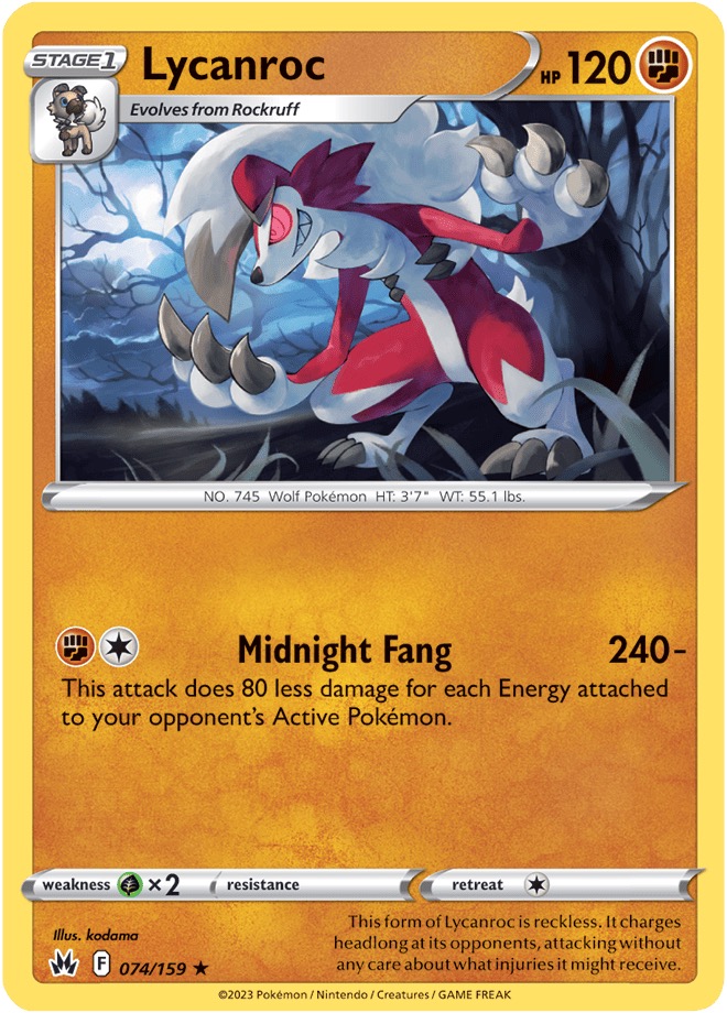 Reverse Holo - LYCANROC