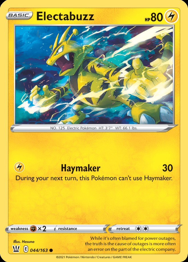 Reverse Holo - ELECTABUZZ
