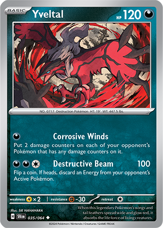 Reverse Holo - YVELTAL