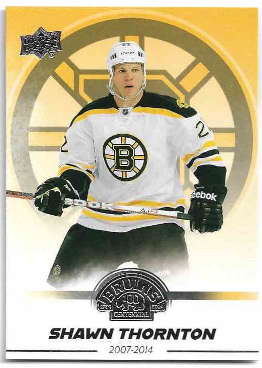 SHAWN THORNTON 23-24 UD Boston Bruins Centennial Hobby