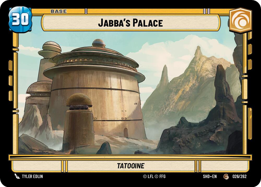 Base - JABBA'S PALACE/SHIELD TOKEN - Unlimited Shadows of the Galaxy