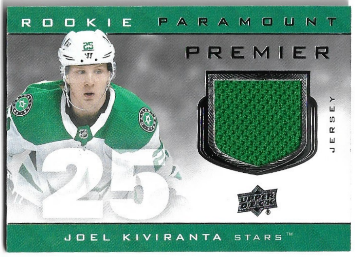 Rookie Paramount Jersey JOEL KIVIRANTA 20-21 UD Premier 