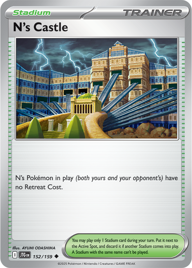 Reverse Holo - Stadium - N's CASTLE