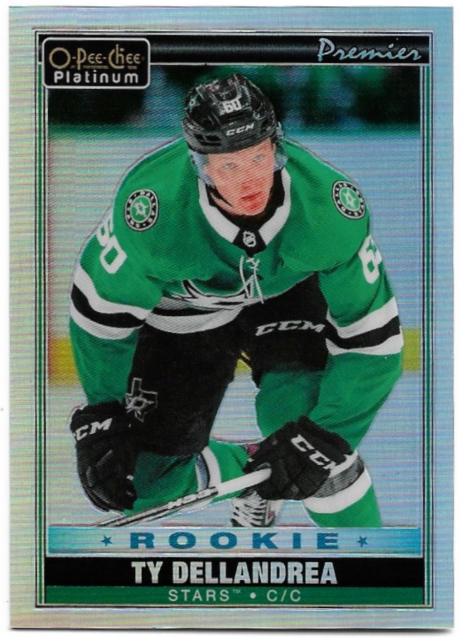 Rookie Premier TY DELLANDREA 20-21 UD O-Pee-Chee OPC Platinum