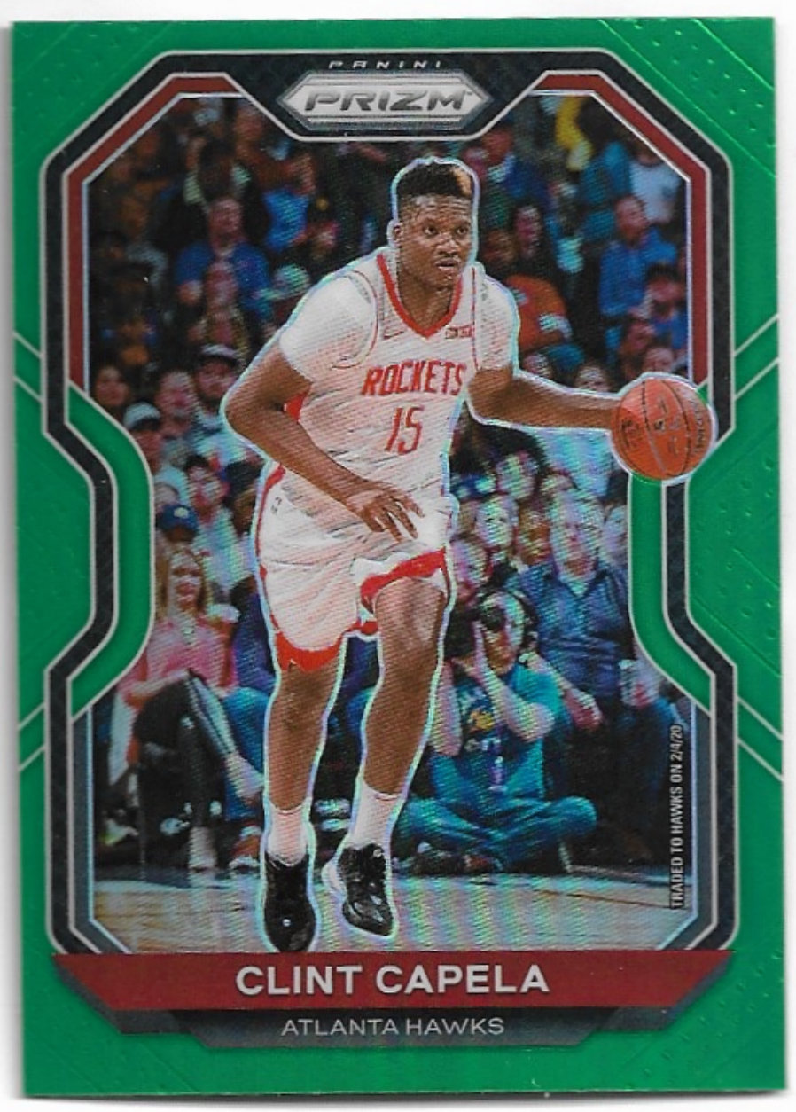 Green Prizm CLINT CAPELA 20-21 Panini Prizm Basketball