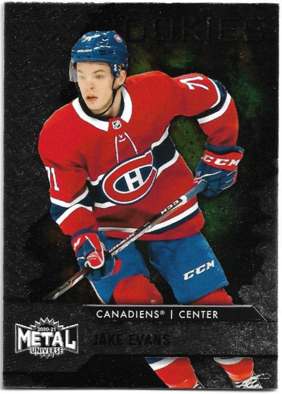 Rookies JAKE EVANS 20-21 UD Metal Universe