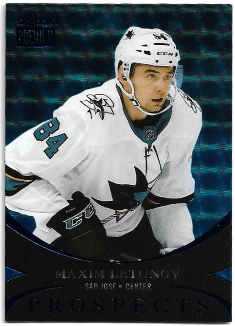 Prospects Blue Sapphire Rookie MAXIM LETUNOV 20-21 UD Metal Universe