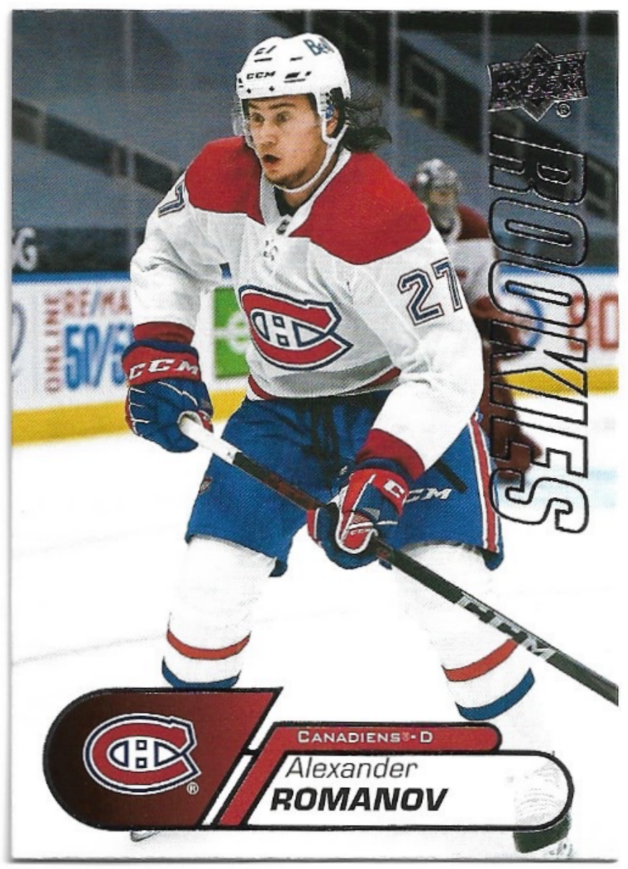 Rookie ALEXANDER ROMANOV 20-21 Rookie Box set