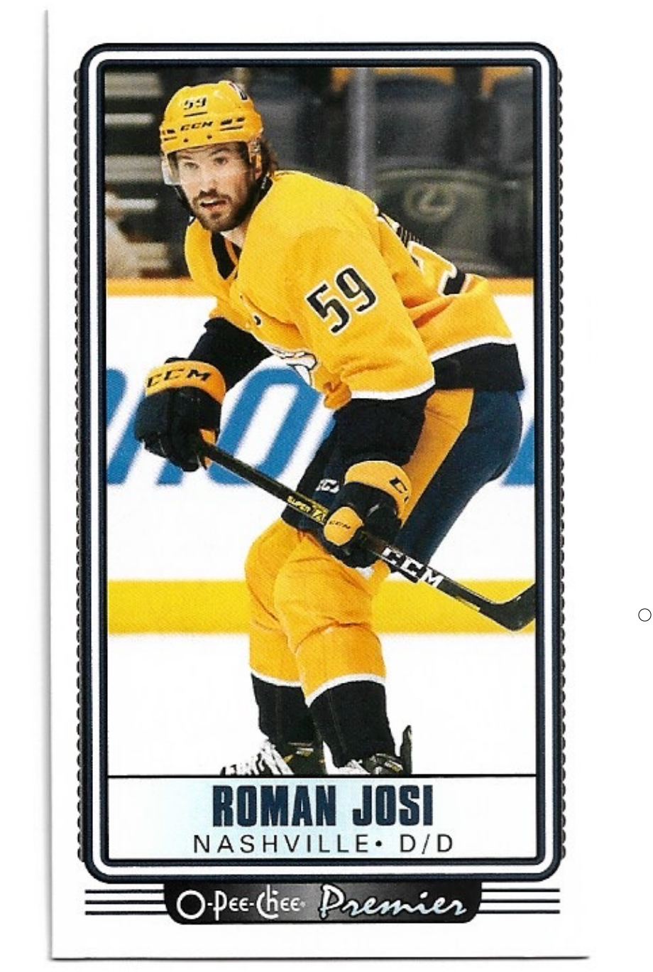 Tallboys Premier ROMAN JOSI 21-22 UD O-Pee-Chee OPC