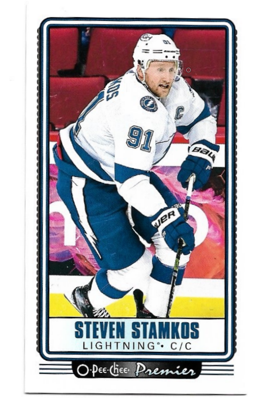 Tallboys Premier STEVEN STAMKOS 21-22 UD O-Pee-Chee OPC