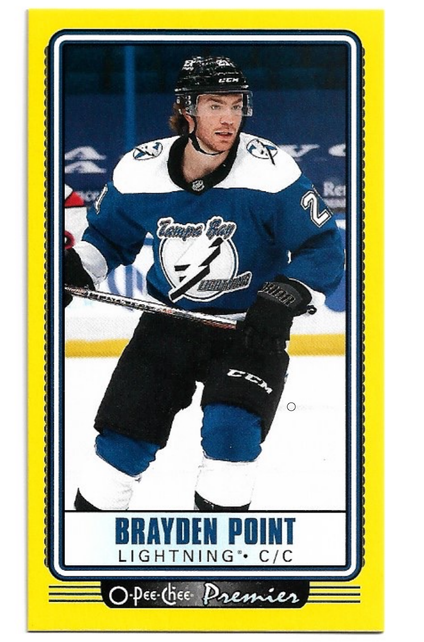 Tallboys Premier Yellow Border BRAYDEN POINT 21-22 O-Pee-Chee OPC