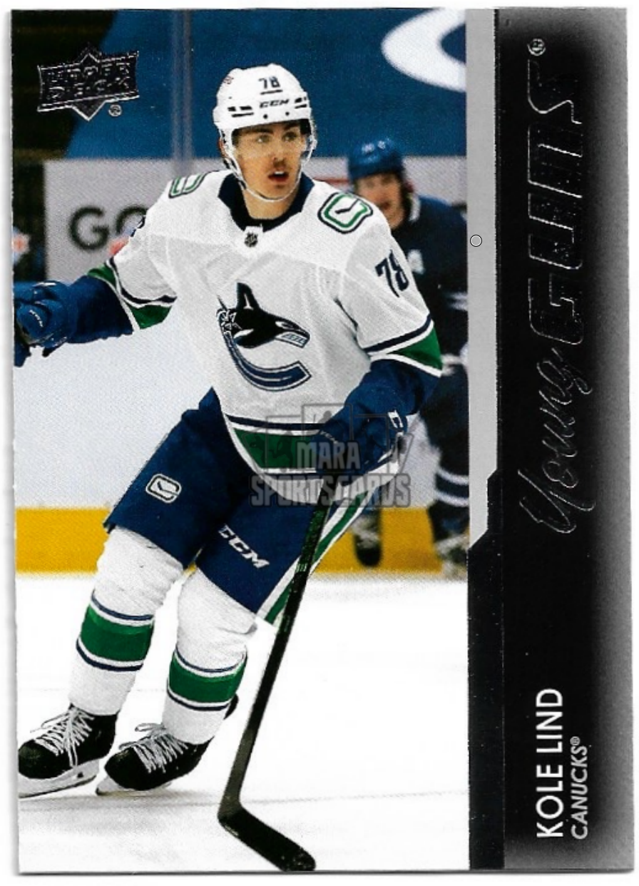 Rookie Young Guns KOLE LIND 21-22 UD Series 1