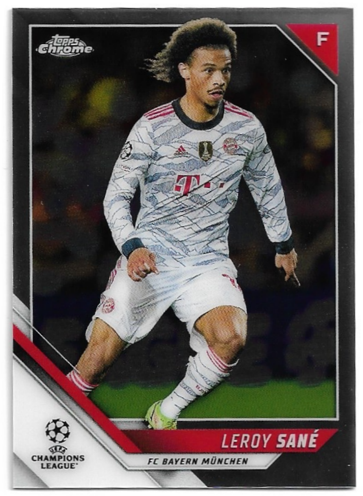 LEROY SANE 21-22 Topps Chrome UEFA Champions League