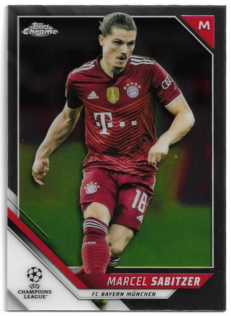 MARCEL SABITZER 21-22 Topps Chrome UEFA Champions League