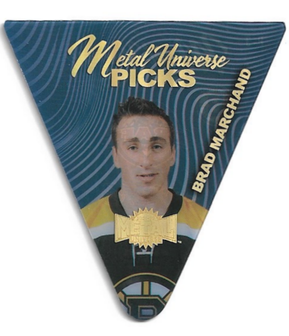 Spectrum Skybox Metal Picks BRAD MARCHAND 21-22 UD Metal Universe /25