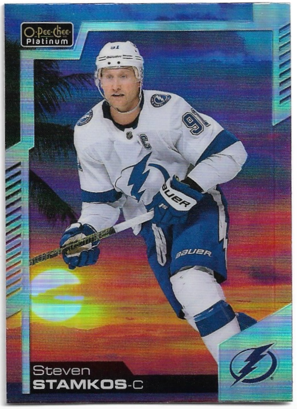 Sunset STEVEN STAMKOS 20-21 UD O-Pee-Chee OPC Platinum