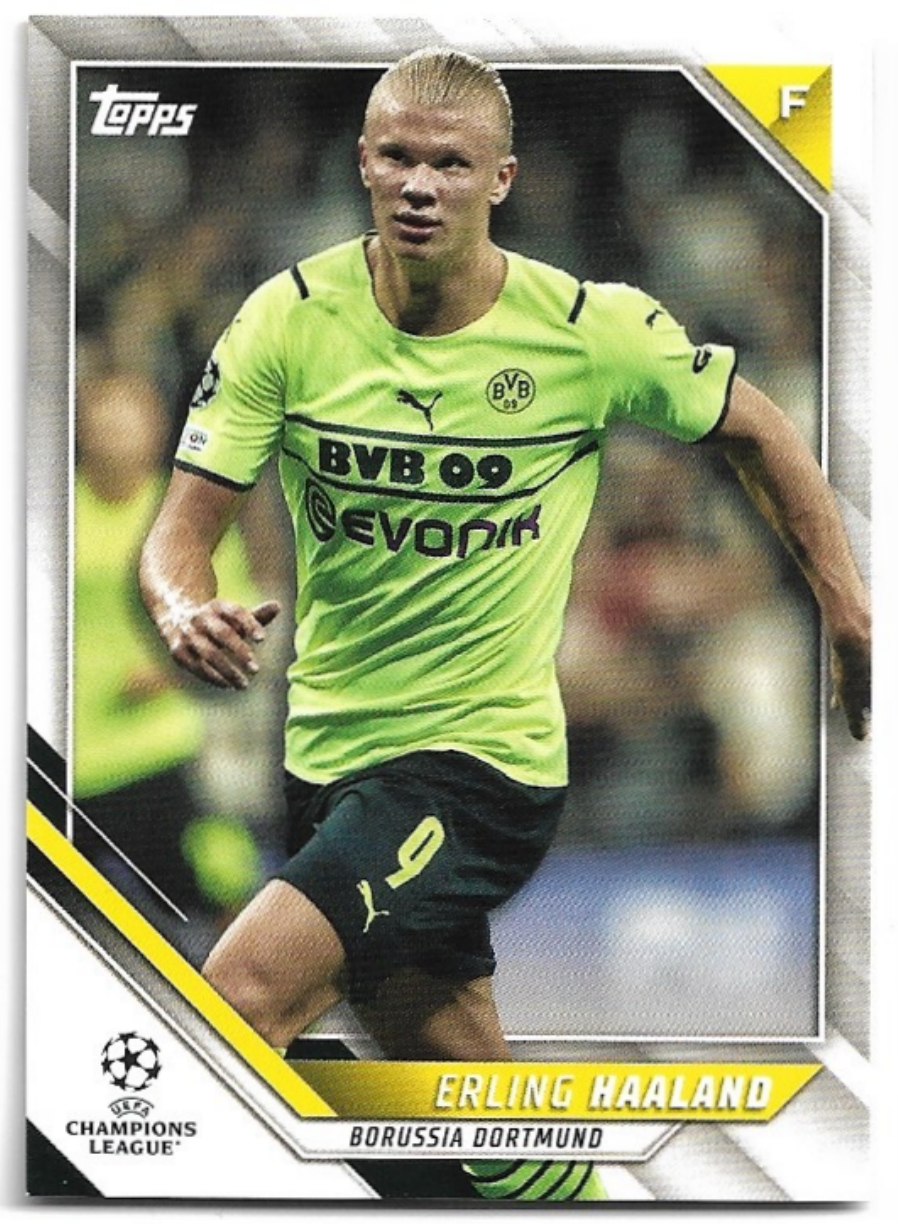 ERLING HAALAND 21-22 Topps UEFA Champions League