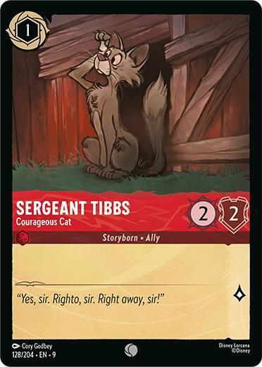 Foil - Sergeant Tibbs - Courageous Cat