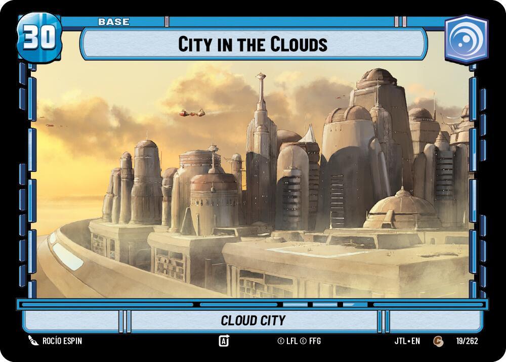 Base - CITY IN THE CLOUDS/X-WING TOKEN - Unlimited Jump to Lightspeed