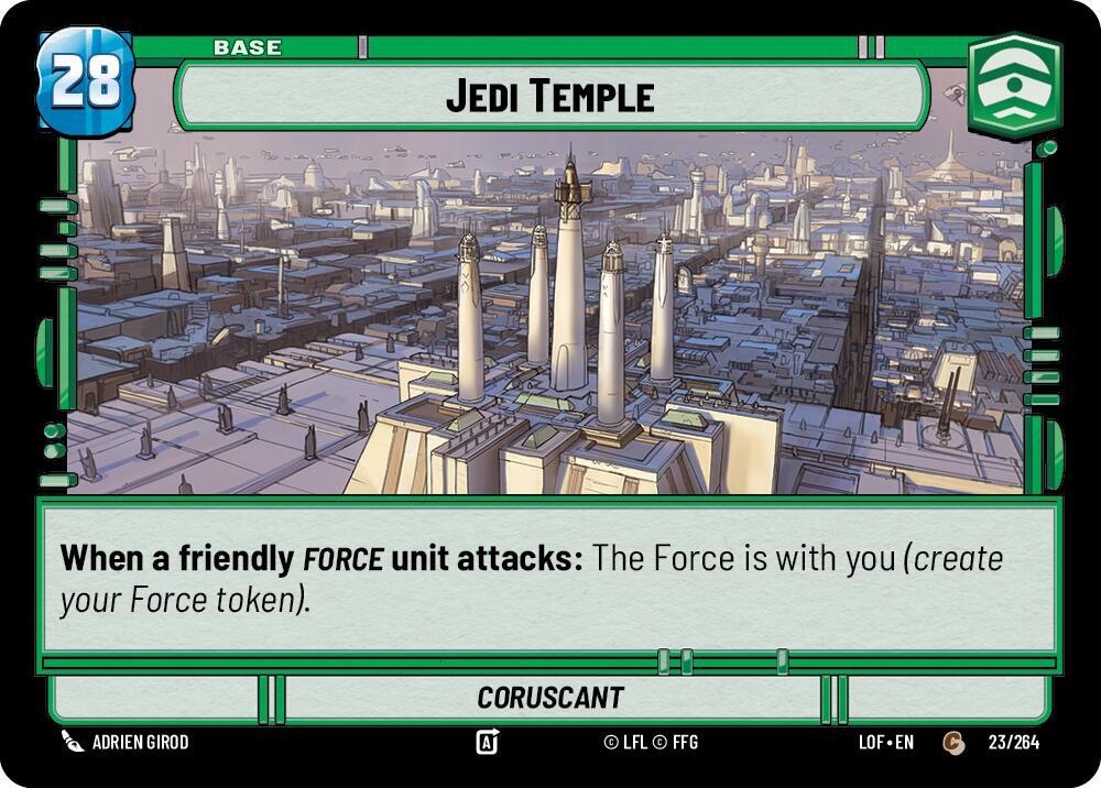 Base - JEDI TEMPLE/SHIELD TOKEN - Unlimited Legends of the Force