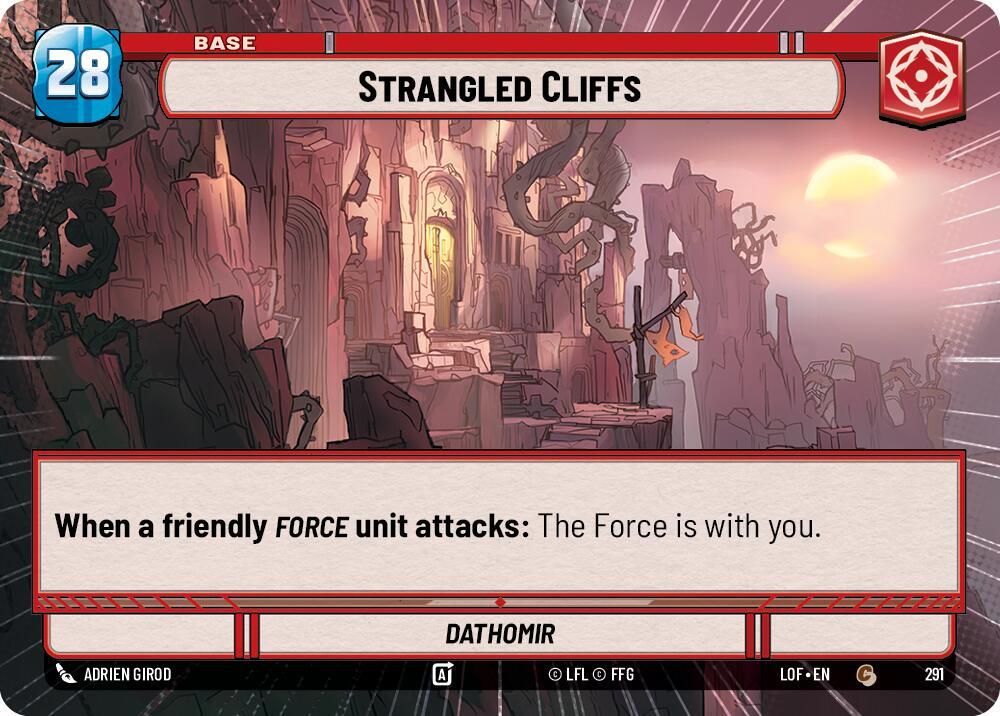 Hyperspace - Base - STRANGLED CLIFFS/FORCE TOKEN - Unlimited Legends of the Force