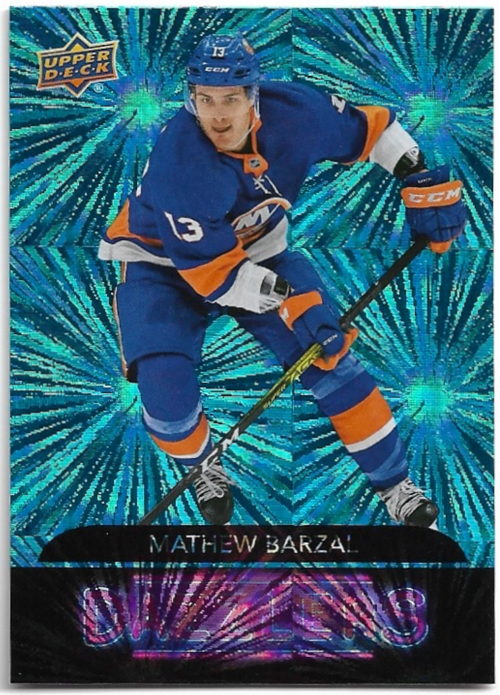 Dazzlers Blue MATTHEW BARZAL 20-21 UD Series 1