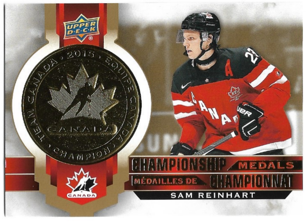 Championship Medals SAM REINHART 21-22 UD Tim Hortons Collector's Series