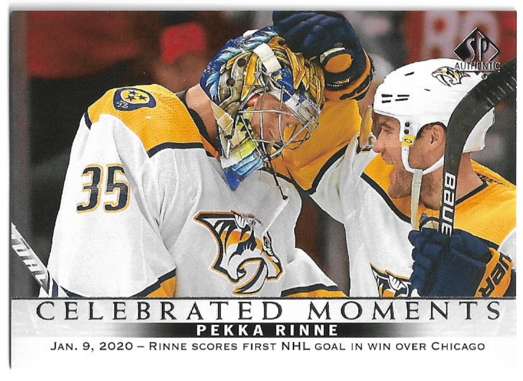 Celebrated Moments PEKKA RINNE 20-21 UD SP Authentic